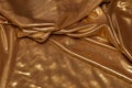Layered gold fabric background Royalty Free Stock Photo