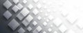 Layered halftone squares background Abstract gray and white geometric design , stylish, texture, modern