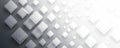 Layered halftone squares background Abstract gray and white geometric design , stylish, texture, modern
