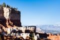 Layered hoodos at Bryce Canyon National Park Royalty Free Stock Photo