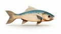 Layered Imagery A Wooden Fish In Subtle Irony