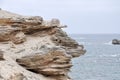 Layered Limestone Outcropping Royalty Free Stock Photo