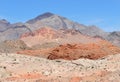 Layered mountains, Lake Mead Recreation Area, Nevada Royalty Free Stock Photo