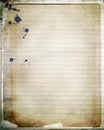 Layered notebook paper