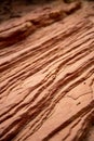 Layered Orange Sandstone Texture in Utah Royalty Free Stock Photo