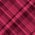 Layered pattern vector background, site fabric plaid seamless. Real tartan textile texture check in red and temptation colors