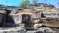 Layered Rock Formation Vidisha