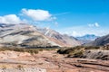 Colorful valley of the Rio Grande, Mendoza, Argentina Royalty Free Stock Photo