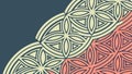 Layered Wavy Geometric Pattern Vector, Dynamic Abstract Texture, vector design Generative AI Royalty Free Stock Photo