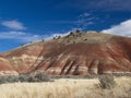 Layers of color on a hill