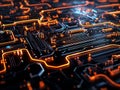 With layers of digital defense displayed in a futuristic design, the firewall stops multiple hacking attempts.