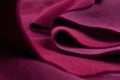 layers of French terry pink amaranth fabric