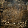 Layers of History: Mystical Markings from the Past Royalty Free Stock Photo