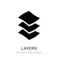 layers icon in trendy design style. layers icon isolated on white background. layers vector icon simple and modern flat symbol for