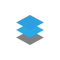 Layers and levels icon. Element of user interface icon for mobile concept and web apps. Detailed Layers and levels icon can be