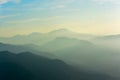 Layers of mountain Royalty Free Stock Photo