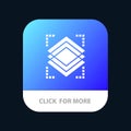 Layers, Object, Layer, Server Mobile App Icon Design