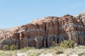 Layers of Red Rocks traveling thorugh California Royalty Free Stock Photo