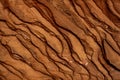 Layers of Sand Stone Eroding In The Desert