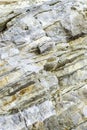 Layers of Sedimentary Ocean Rock Royalty Free Stock Photo