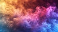 Layers of vividlycolored smoke blend seamlessly adding a touch of mystique and wonder to the atmosphere