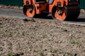 Laying of new modern asphalt