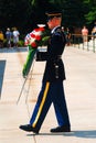 Laying a wreath Royalty Free Stock Photo