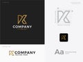Elegan Luxury Mature Company Logo Template of Initial K