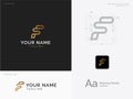 Elegan Luxury Mature Company Logo Template of Initial F