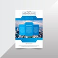Layout, brochure, template, flayer, magazine, cover design for a