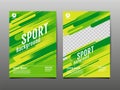 Layout template Design, Sport Background, Dynamic Poster, Brush Speed Banner, Vector Illustration