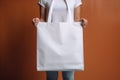 layout woman fabric purchase bag buy fashion market shopping template white. Generative AI.