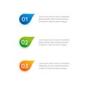 Layout workflow. Outline colorful menu for app interface. Number options. Web design of buttons elements. Infographics 1 Royalty Free Stock Photo