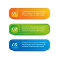 Layout workflow. Outline colorful menu for app interface. Number options. Web design of buttons elements. Infographics 1 Royalty Free Stock Photo