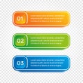 Layout workflow. Outline colorful menu for app interface. Number options. Web design of buttons elements. Infographics 1 Royalty Free Stock Photo