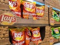 Lays Chips on store shelves Royalty Free Stock Photo