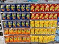 Lays and doritos potato chips promotion display