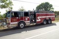 Layottsville Volunteer Fire Department fire truck Royalty Free Stock Photo