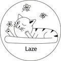 Laze cat