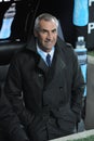 Lazio coach , Edoardo Reja , before the match