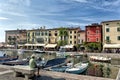 Lazise harbor on Lake Garda - Italy