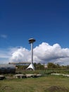 Lazurnoe, Ukraine: water tower on the beach