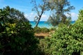 Lazy Beach at sunny summer day. Koh Rong Sanloem island, Lazy beach. Cambodia, Asia Royalty Free Stock Photo