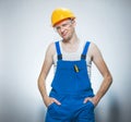 Lazy builder Royalty Free Stock Photo