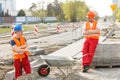 Lazy construction workers Royalty Free Stock Photo
