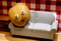 Lazy Couch Potato Royalty Free Stock Photo