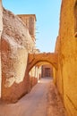 Get lost in old Yazd, Iran Royalty Free Stock Photo