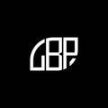 LBP letter logo design on black background. LBP creative initials letter logo concept. LBP letter design.LBP letter logo design on