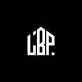 LBP letter logo design on BLACK background. LBP creative initials letter logo concept. LBP letter design