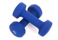 3 lbs dumbells Royalty Free Stock Photo
